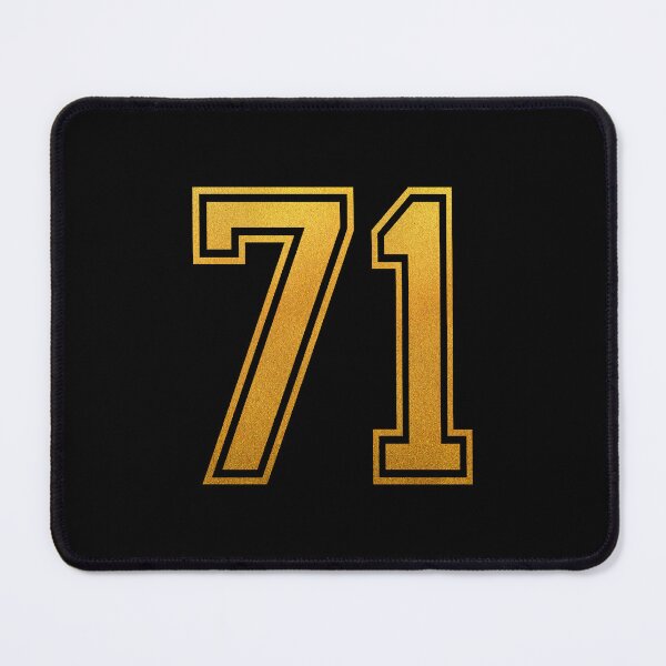Item preview, Golden Number 71 - Jersey Shirt designed and sold by PulpTrends.