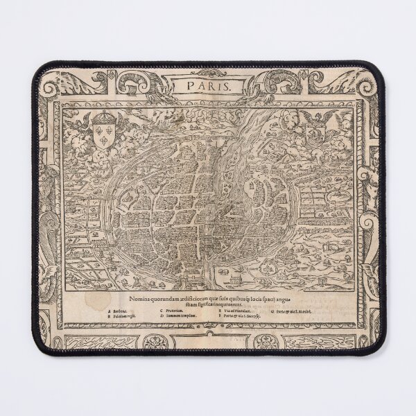 Item preview, Old map of Paris 1572 designed and sold by coolshitba.