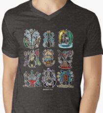 Camiseta de cuello en V Vox machina Insignia