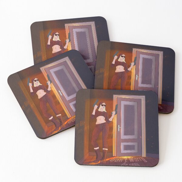 Item preview, The girl in the room with two guns  designed and sold by Prof209.