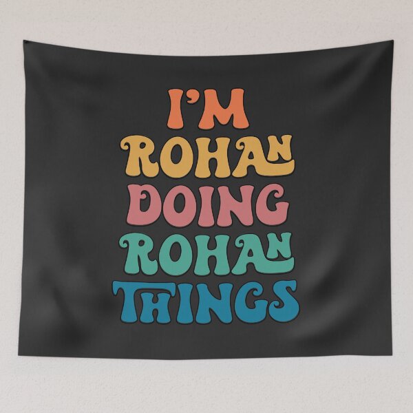 Item preview, Rohan Funny Retro First Name designed and sold by Americandude.