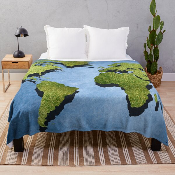 Item preview, Large Wall Art, Blue map of The World , Ready to Hang Large Framed Wall Art, World Map ,Canvas Art ,Map Wall Decorations, Artwork Prints for Background for Home designed and sold by eyesight4vision.