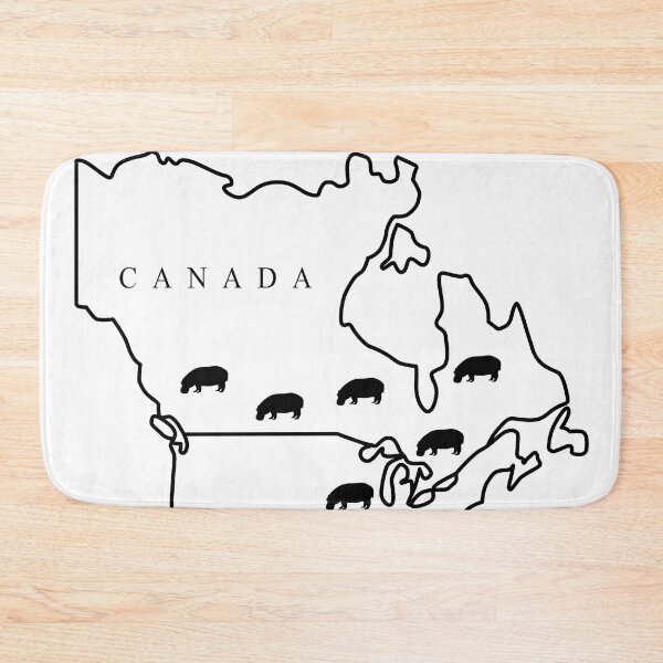Item preview, House Hippo Map designed and sold by The British Bunny Hop Shop.