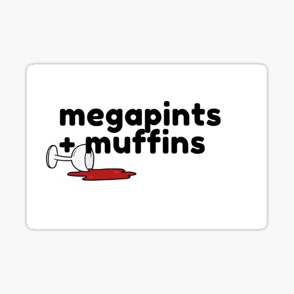 "Johnny Depp Trial Megapints and Muffins" Sticker by Nimbus2021 Redbubble