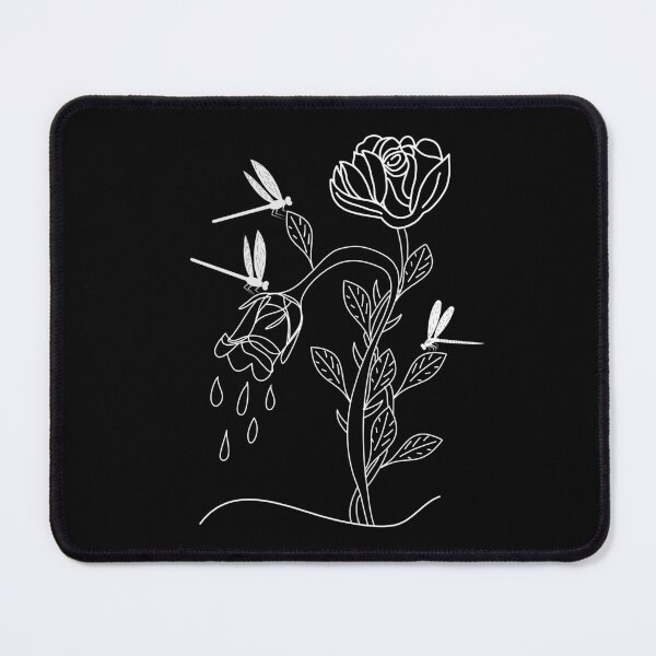 Item preview, Roses With Tears And Dragonflies designed and sold by Bodino.