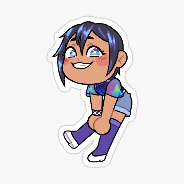Vista previa del artículo con la obra «chibi xion», diseñado y vendido por Naomi Collymore.