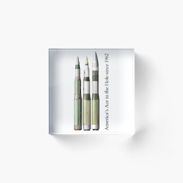 Ace in the Hole - the Minuteman III series (MM1, MM2, MM3-early) Acrylic Block