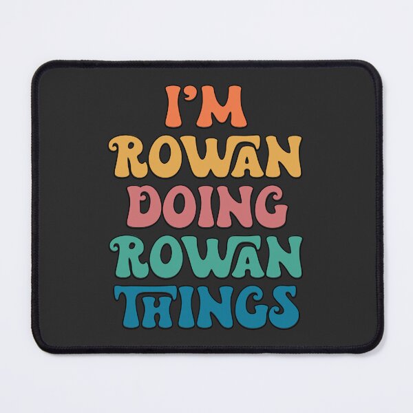 Item preview, Rowan Funny Retro First Name designed and sold by Americandude.