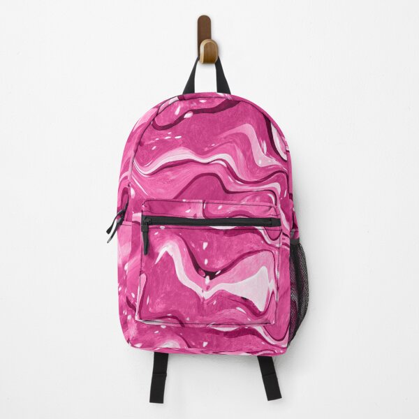 Item preview, Hot pink abstract fluid art, bright pink marble watercolor designed and sold by NadiaChevrel.