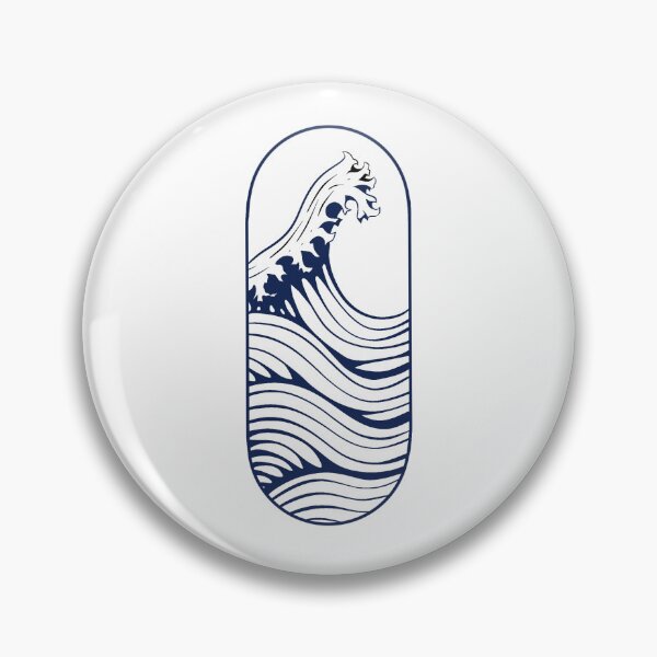 Artikelvorschau, Blue Japanese Wave entworfen und verkauft von Manga-Designs.