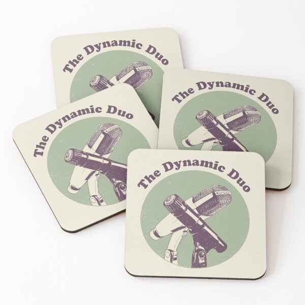 Item preview, The Dynamic Duo Retro Microphones – Sound engineer jokes designed and sold by Rigipedia.