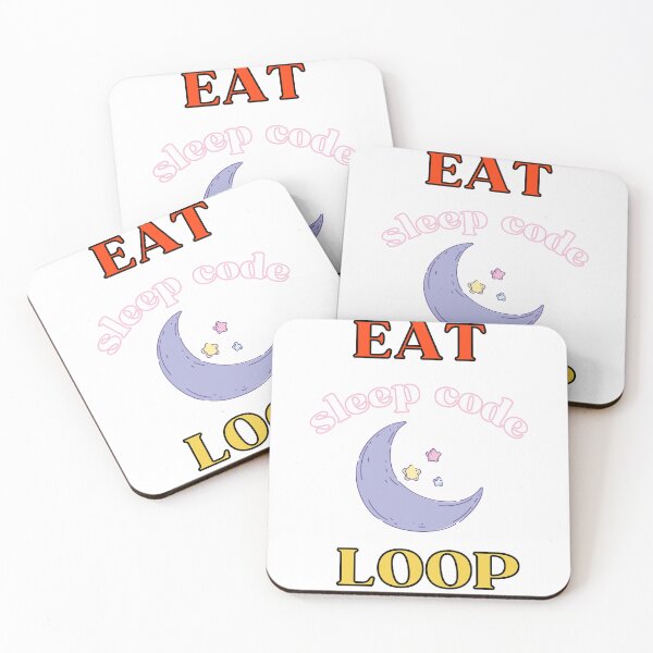 Artikelvorschau, Schlafcode-Schleife essen entworfen und verkauft von DoraHappy.