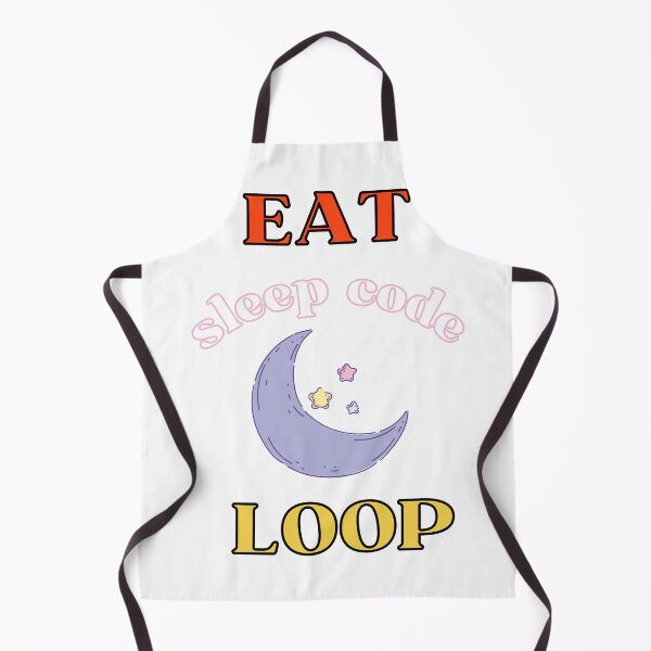Item preview, eat sleep code loop designed and sold by DoraHappy.