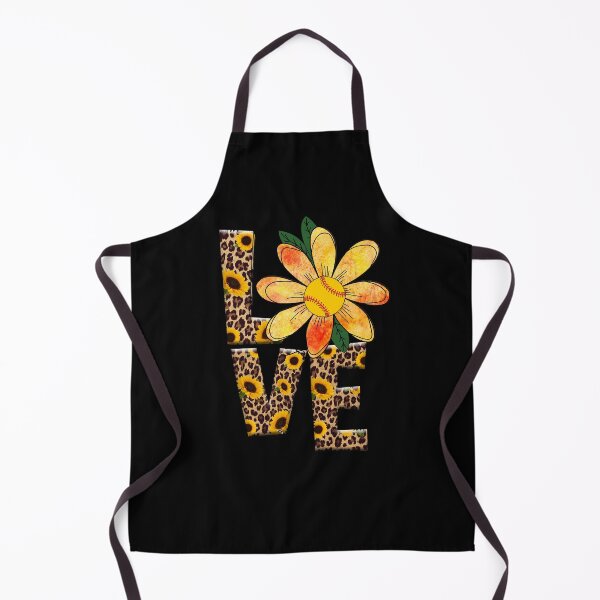 Item preview, Love, Sunflowers & leopard Skin Fastpitch Softball designed and sold by 99Fastpitch.