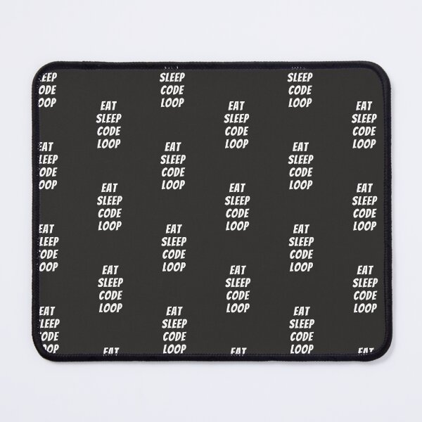 Item preview, eat sleep code loop designed and sold by DoraHappy.