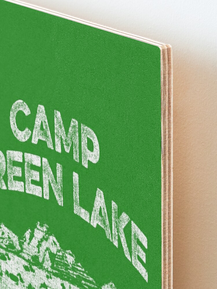 Camp Green Lake Travel Poster Sticker for Sale by InkLayer