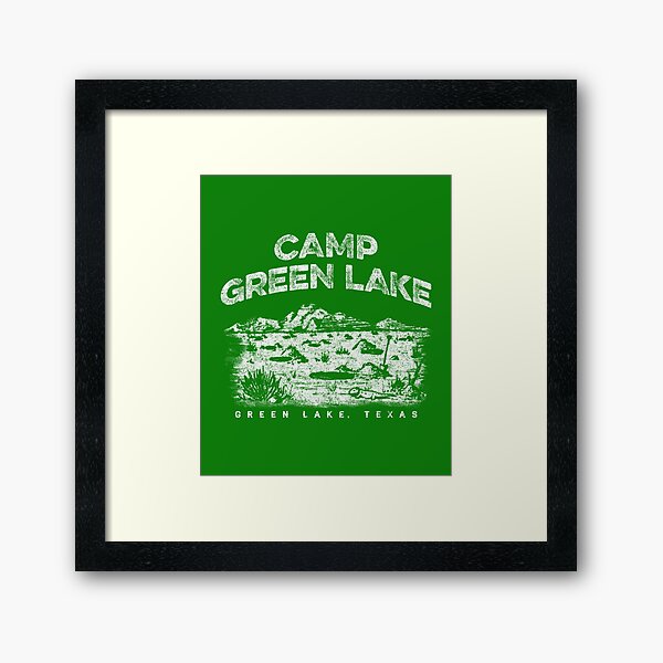 Camp Green Lake Travel Poster Sticker for Sale by InkLayer