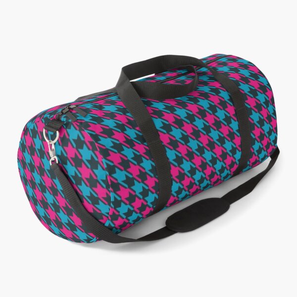 Item preview, Teal And Pink Houndstooth Pattern designed and sold by TMBTM.