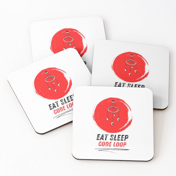Artikelvorschau, Schlafcode-Schleife essen entworfen und verkauft von DoraHappy.