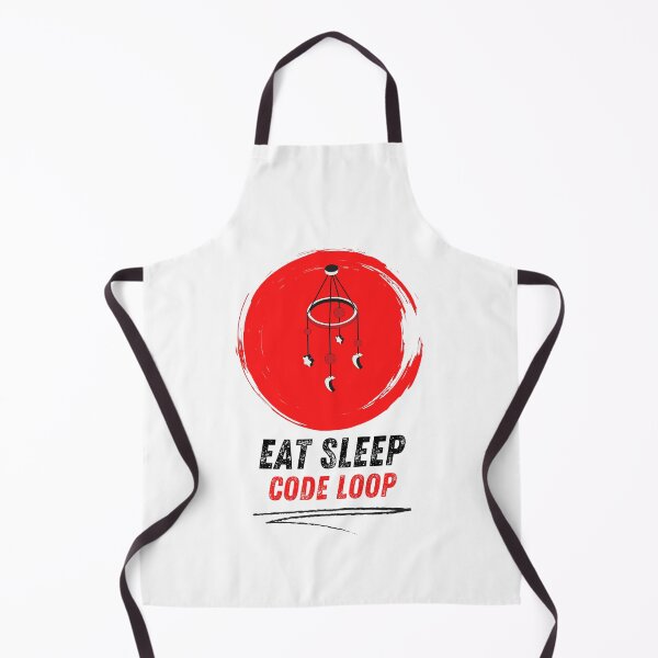 Item preview, eat sleep code loop designed and sold by DoraHappy.