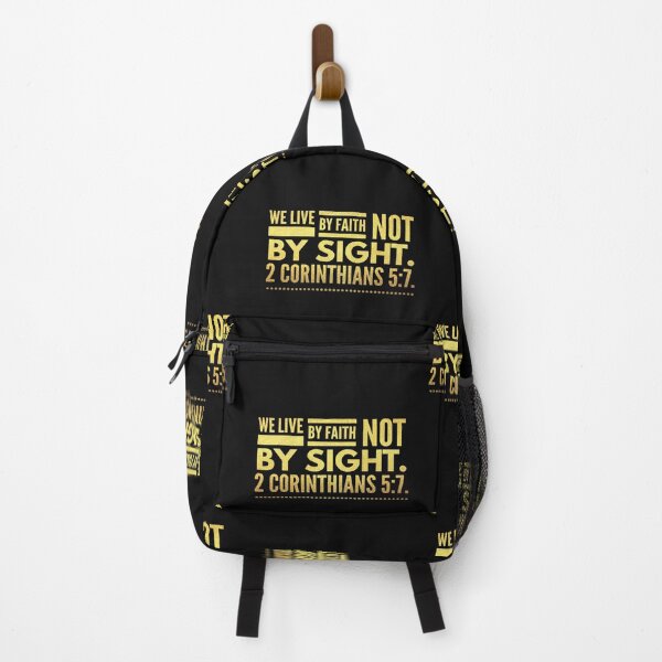 Item preview, We Live By Faith Not By Sight 2 Corinthians 5:7. designed and sold by Pixelcraftsmith.