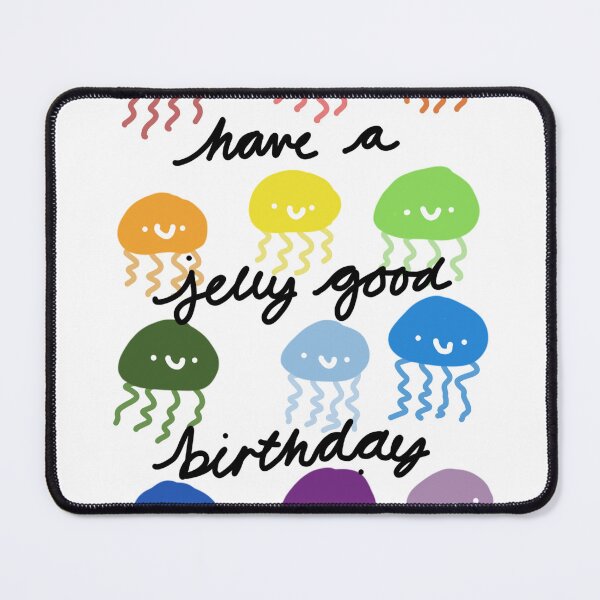 Item preview, Jellyfish Birthday Card designed and sold by Samantha MadeOfAtoms.