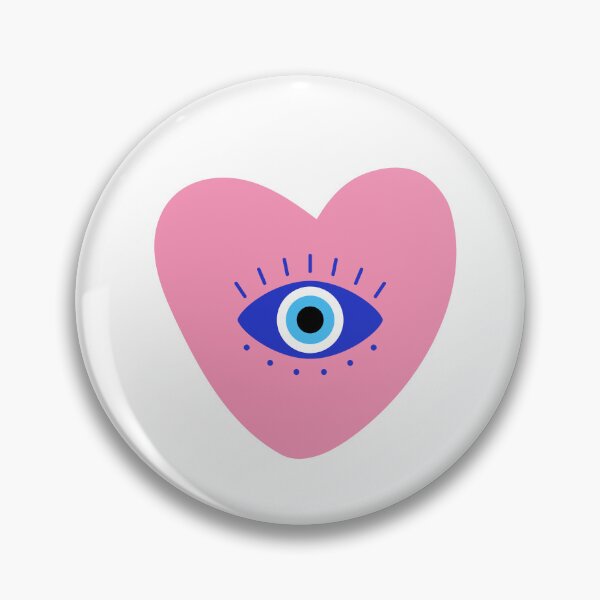 Item preview, Evil Eye Heart - Evil eye - Pink heart- Buenas vibras - Good vibes designed and sold by Ausome  Behavior.