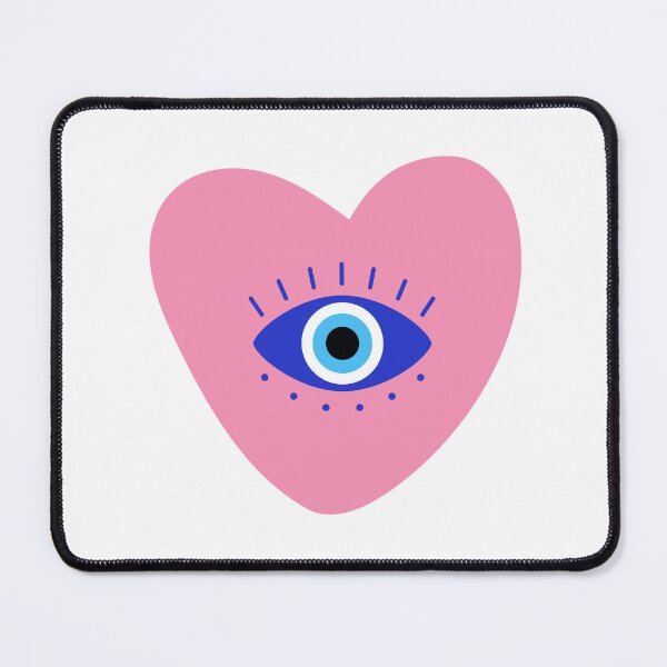 Item preview, Evil Eye Heart - Evil eye - Pink heart- Buenas vibras - Good vibes designed and sold by Ausome  Behavior.