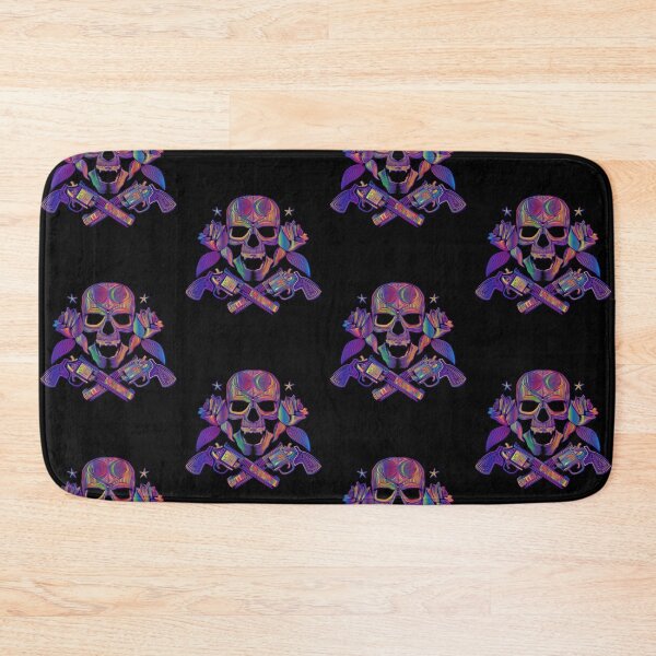 Item preview, Skull And Cross Bones With Guns designed and sold by WoodburyLake.