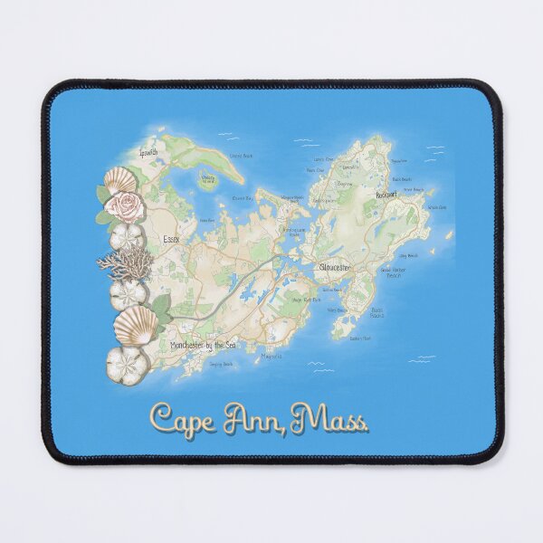 Item preview, Cape Ann Massachusetts map designed and sold by Sharilea.