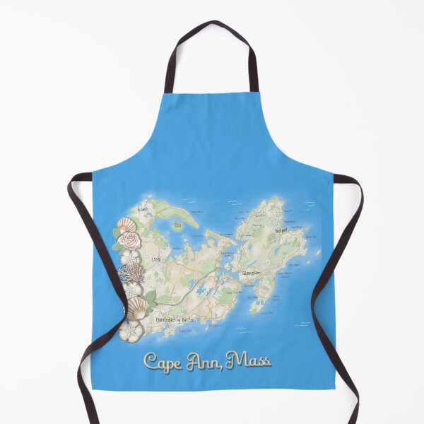 Item preview, Cape Ann Massachusetts map designed and sold by Sharilea.