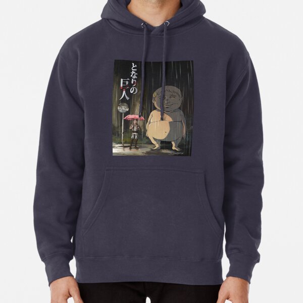 attaque sur totoro Sweat à capuche épais
