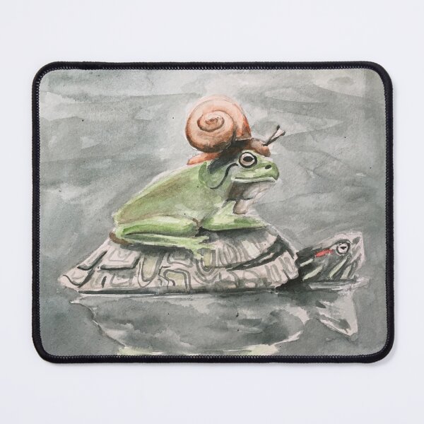 Item preview, Snail, frog, and turtle designed and sold by SarahKittleArt.