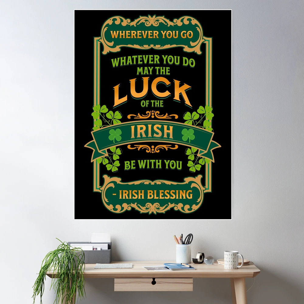 Funny Irish Gifts Ireland Poster Irish Sayings Digital 