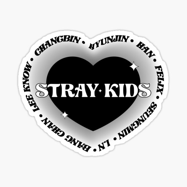 STRAY KIDS Stickers LOGO - all era/songs ALBUM COVER MERCH KPOP Art Board  Print by sunchan-k