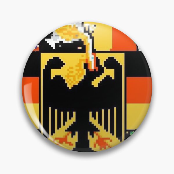 Item preview, r/place 2022 Team Germany, Belgian-German Friendship, Beerdrinking Federal Eagle designed and sold by Ballz2DaWall.