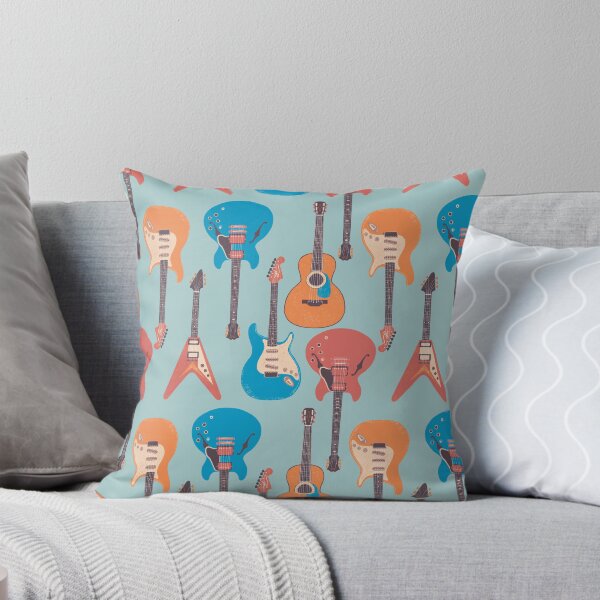 Item preview, Patrón de música de guitarra designed and sold by Papergrape.