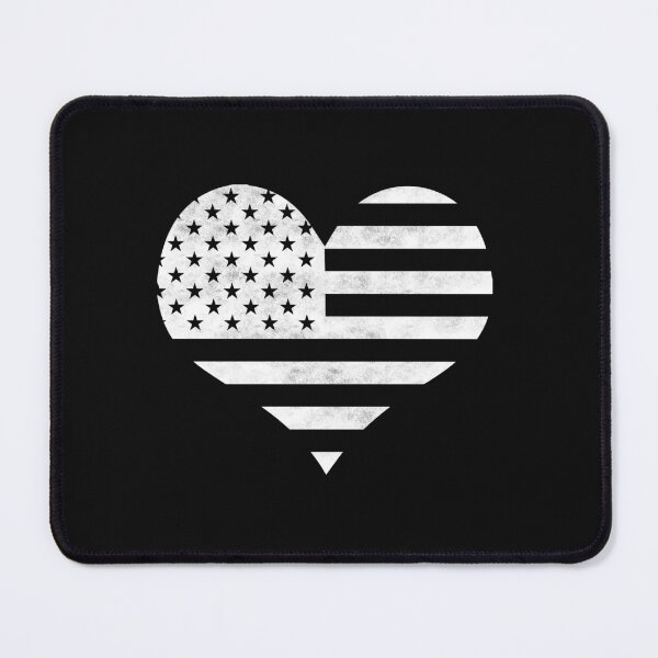 Item preview, American Flag Heart - White designed and sold by Coop & Company Designs.