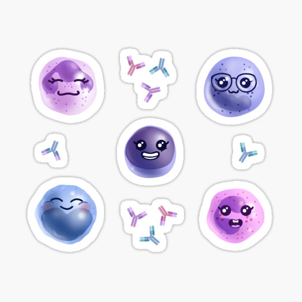 Item preview, Cute 3D Immune Cells with Antibodies designed and sold by Science Lab Designs.