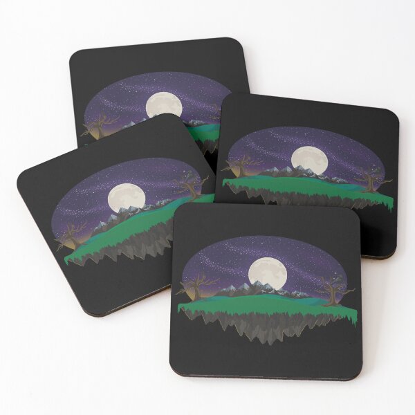Item preview, Floating Surreal Island at Night designed and sold by YYaarrss.