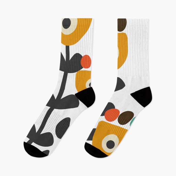 Item preview, Rustic Retro 60s Mid Century Modern Scandinavian Floral Pattern designed and sold by Deutschic.