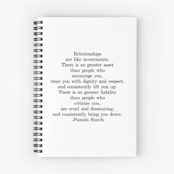 Item preview, Relationships are Like Investments Quote designed and sold by Pamela Storch.