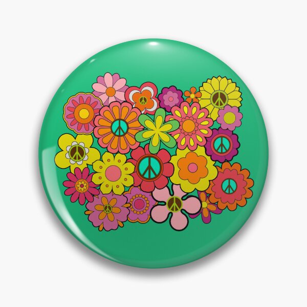 Item preview, Groovy Hippie Flowers designed and sold by Jandsgraphics.