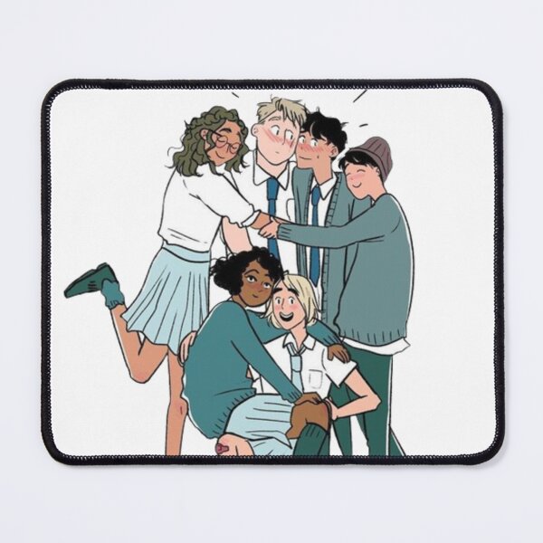 Item preview, Heartstopper friends cartoon designed and sold by JaimyE.