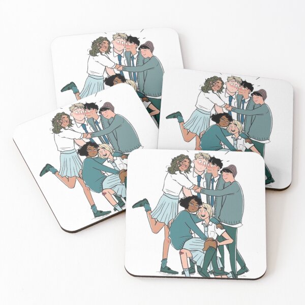 Item preview, Heartstopper friends cartoon designed and sold by JaimyE.