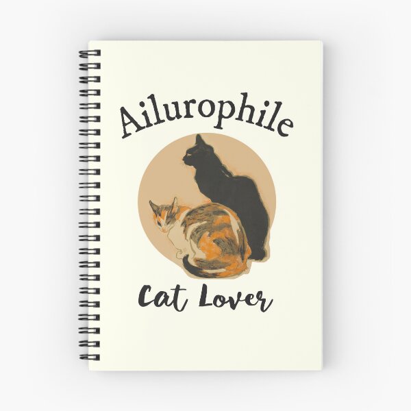 Item preview, Ailurophile Nerd Word for Cat Lover Vintage Cat Art designed and sold by IceCreamMuseum.