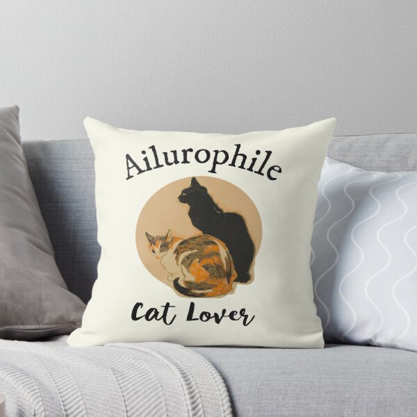 Item preview, Ailurophile Nerd Word for Cat Lover Vintage Cat Art designed and sold by IceCreamMuseum.