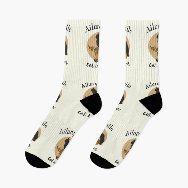 Item preview, Ailurophile Nerd Word for Cat Lover Vintage Cat Art designed and sold by IceCreamMuseum.