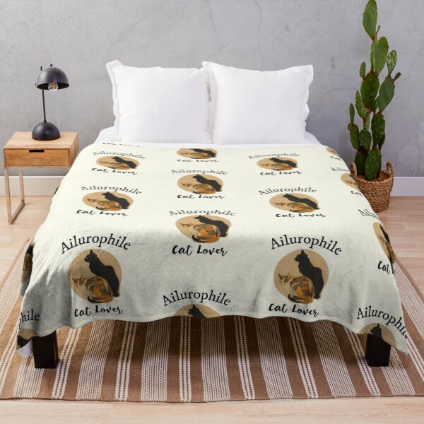Item preview, Ailurophile Nerd Word for Cat Lover Vintage Cat Art designed and sold by IceCreamMuseum.