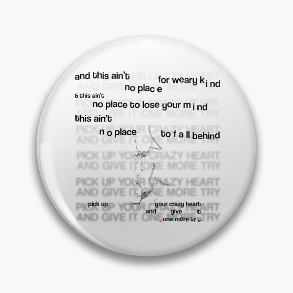Item preview, Weary kind + Crazy heart designed and sold by Larnacouer.